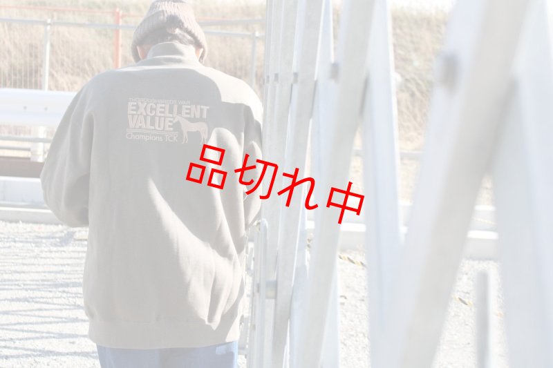 画像3: FLEECE SWEAT SNAP JACKET (刺繍 馬) (3)