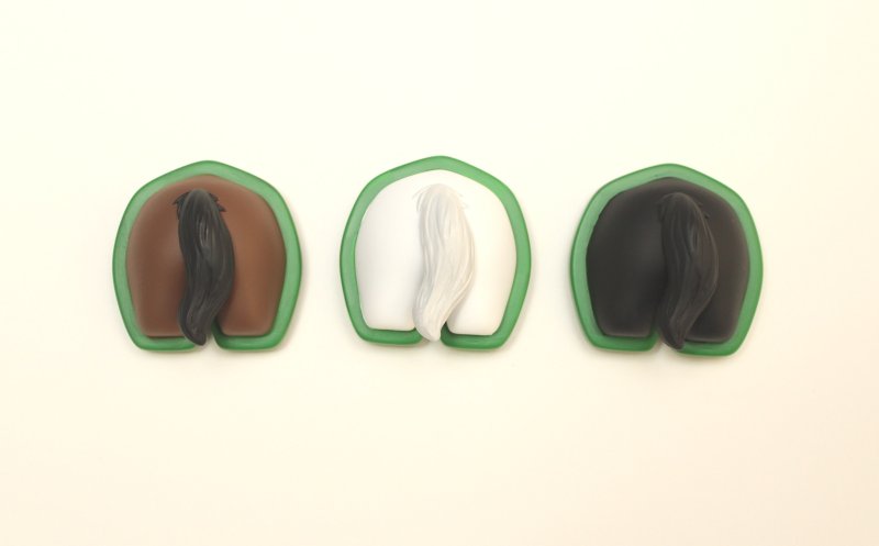 画像1: お尻マグネット (1)