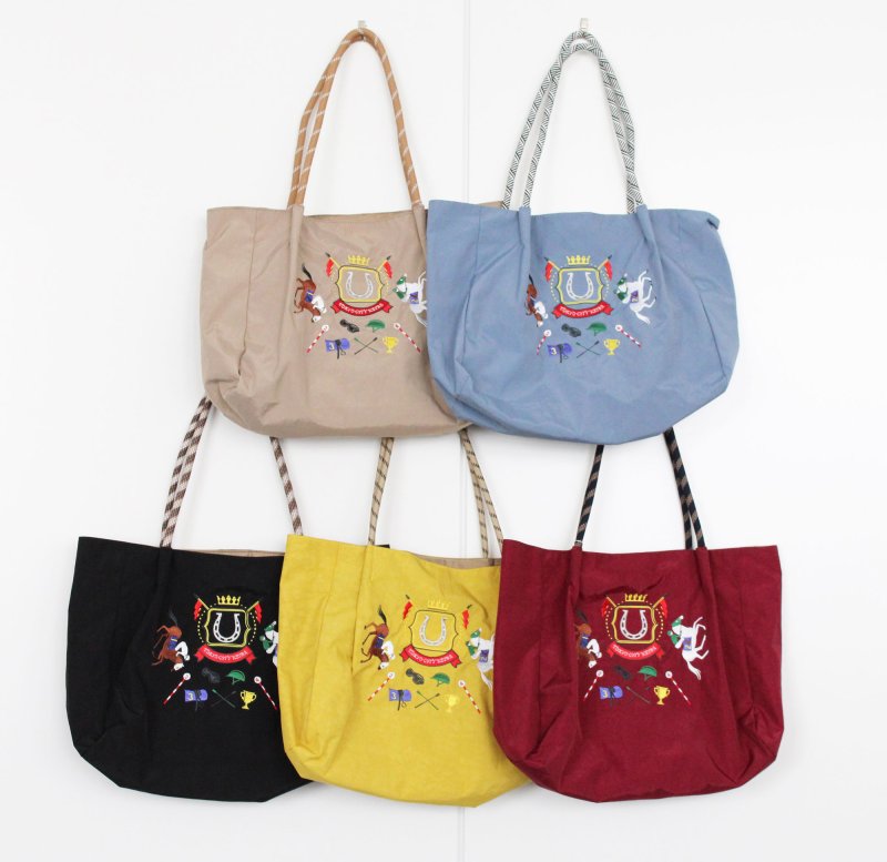 画像1: パラロープ馬柄刺繍バッグ (1)