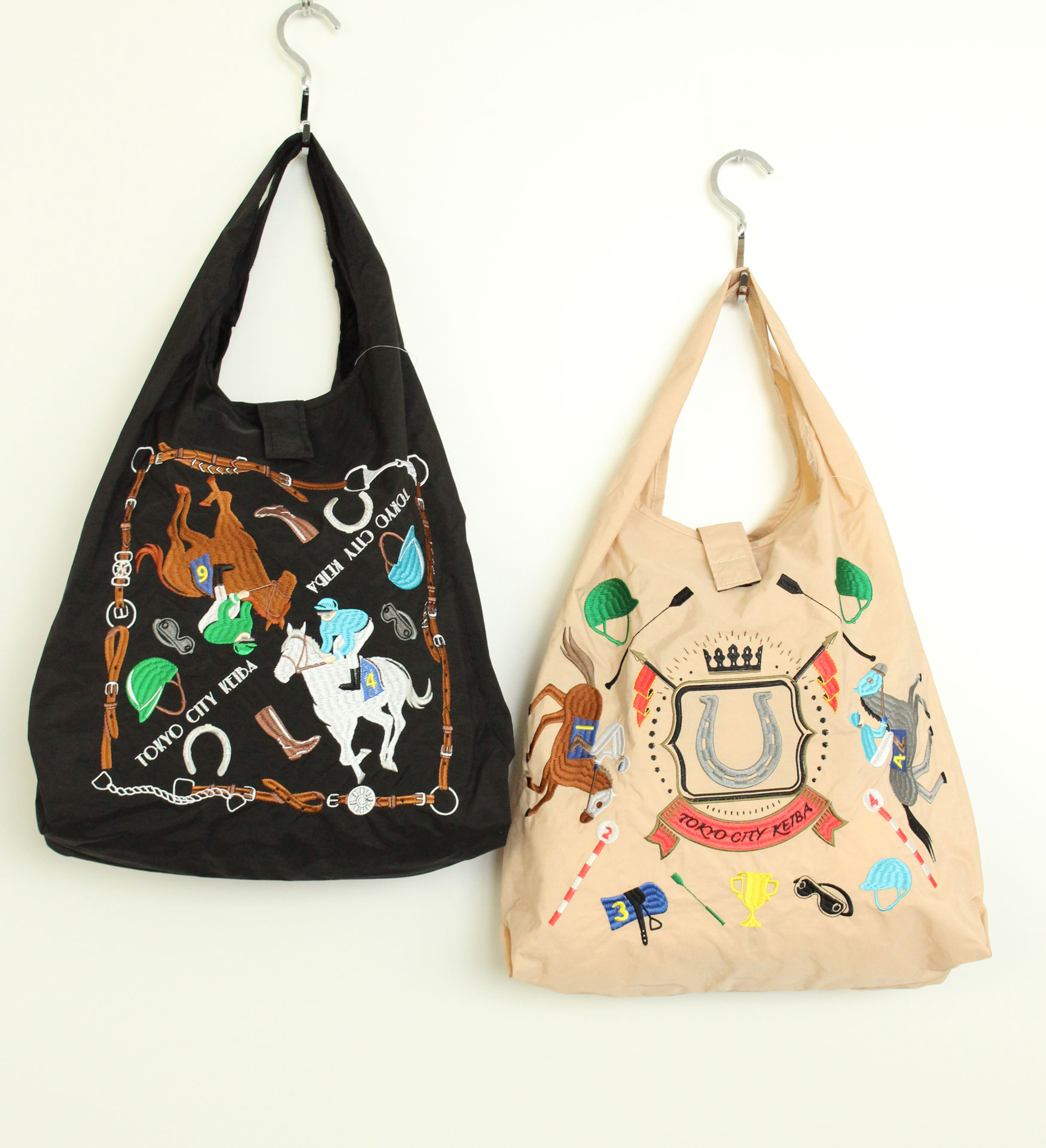 馬柄刺繍トートバッグ